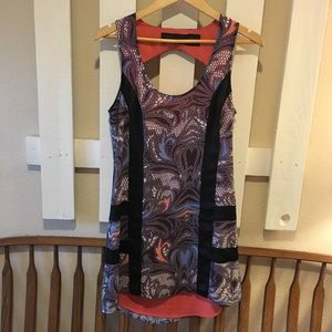 Multicolored cocktail dress